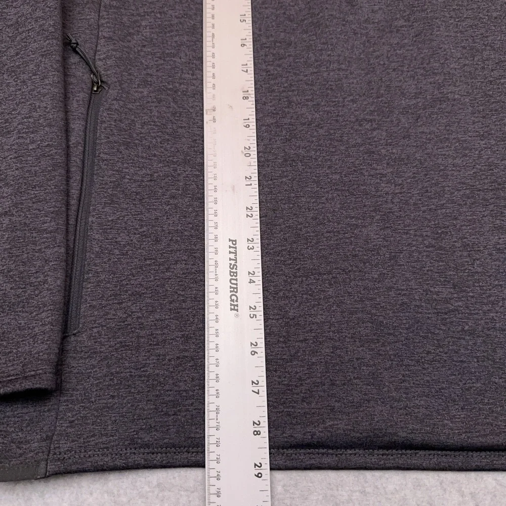 The North Face Skyline 1/2 Zip Fleece Men's Large Gray Mock Neck Embroidered‎